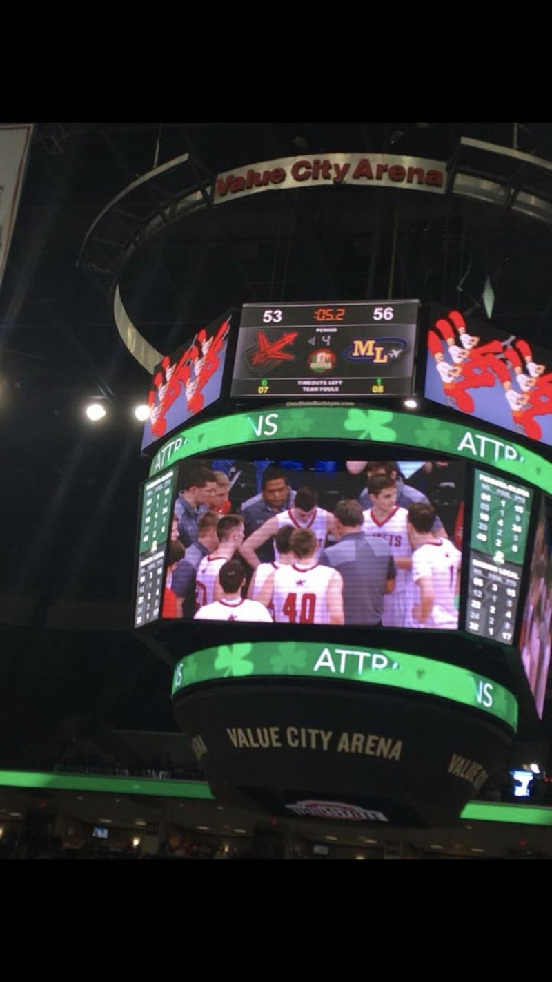 State tournament at Value City Arena, Columbus